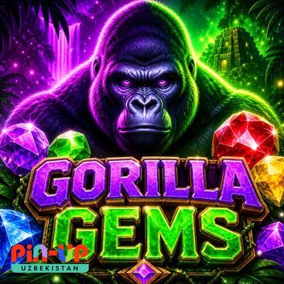 Tezkor o‘yin kartasi «Gorilla Gems» — muqova